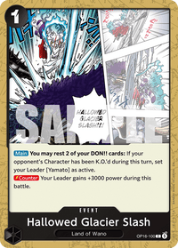 Hallowed Glacier Slash (JP) OP16-100