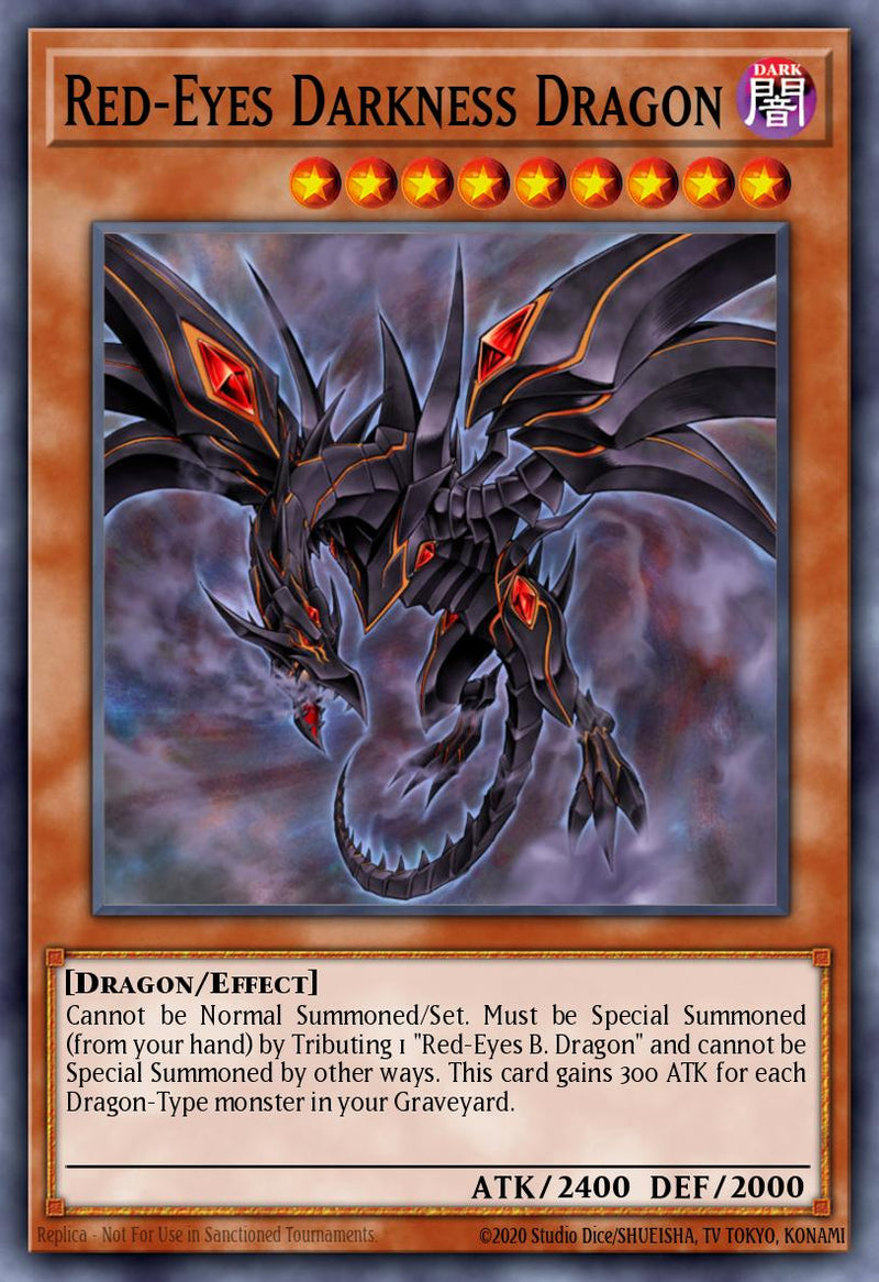 Red-Eyes Darkness Dragon SD1-EN001