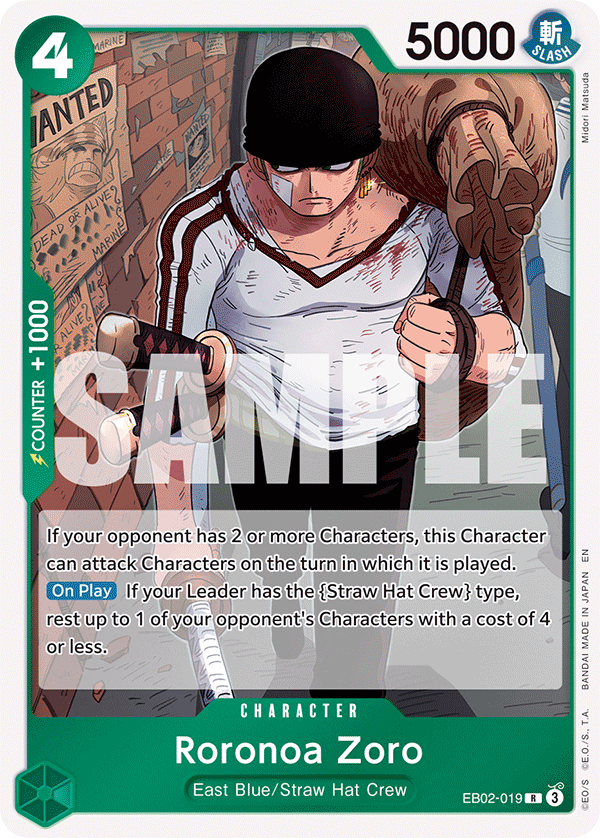 Roronoa Zoro (JP) EB02-019