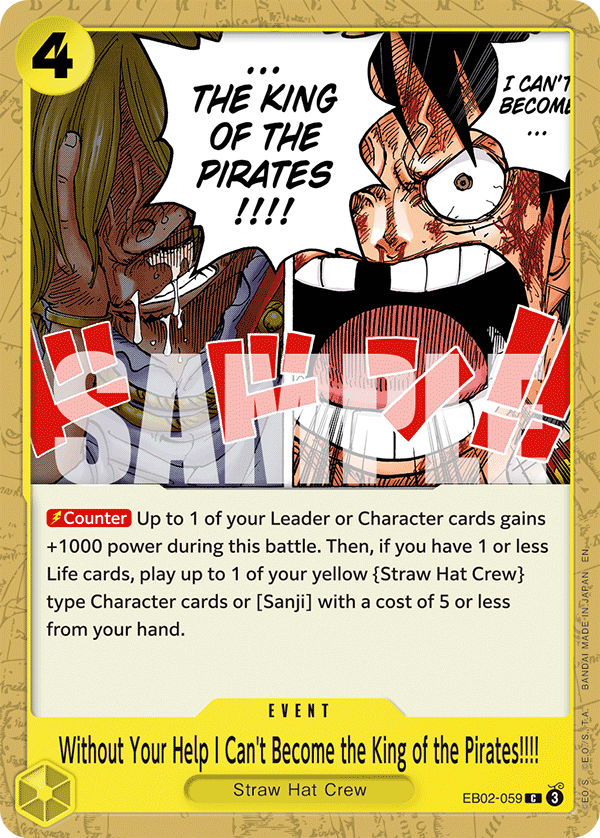 Without Your Help I Can't Become the King of the Pirates!!!! (JP) EB02-059
