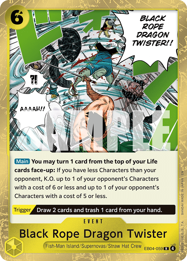 Black Rope Dragon Twister EB04-059