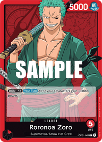 Roronoa Zoro (001) OP01-001