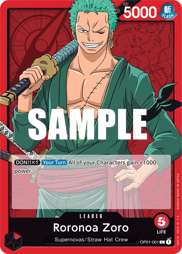 Roronoa Zoro (001) OP01-001