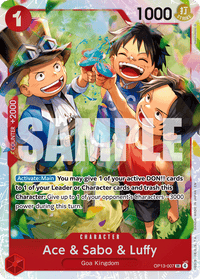 Ace & Sabo & Luffy OP13-007