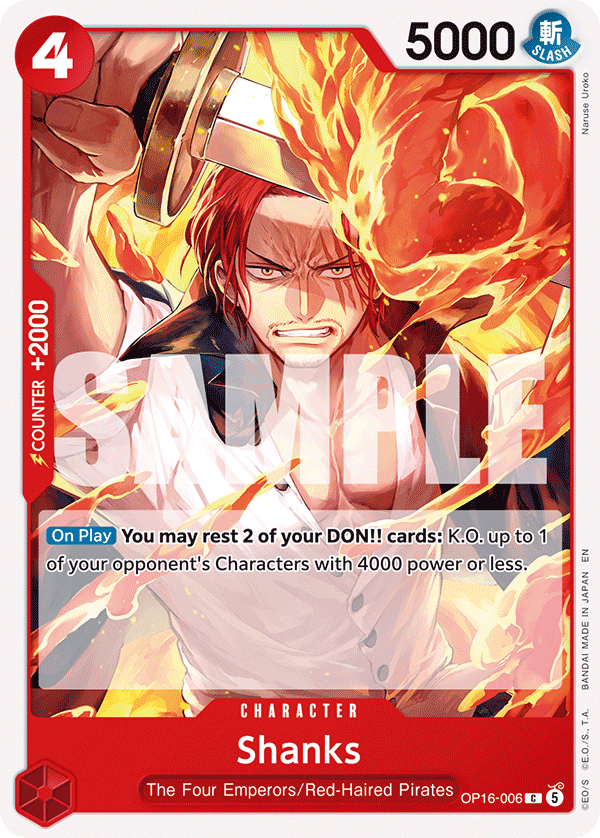 Shanks (JP) OP16-006