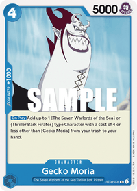 Gecko Moria (Seven Warlords of the Sea Binder Set) ST03-004
