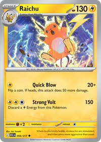 Raichu (Friend Ball) 056/217