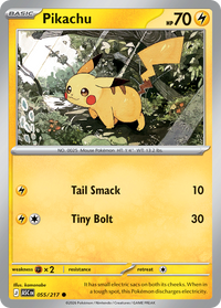 Pikachu (Energy Symbol Pattern) 055/217
