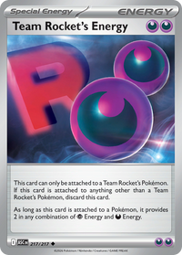 Team Rocket's Energy 217/217