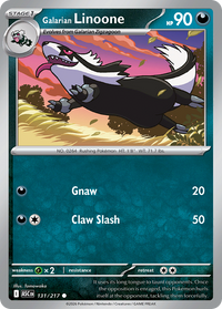 Galarian Linoone (Energy Symbol Pattern) 131/217