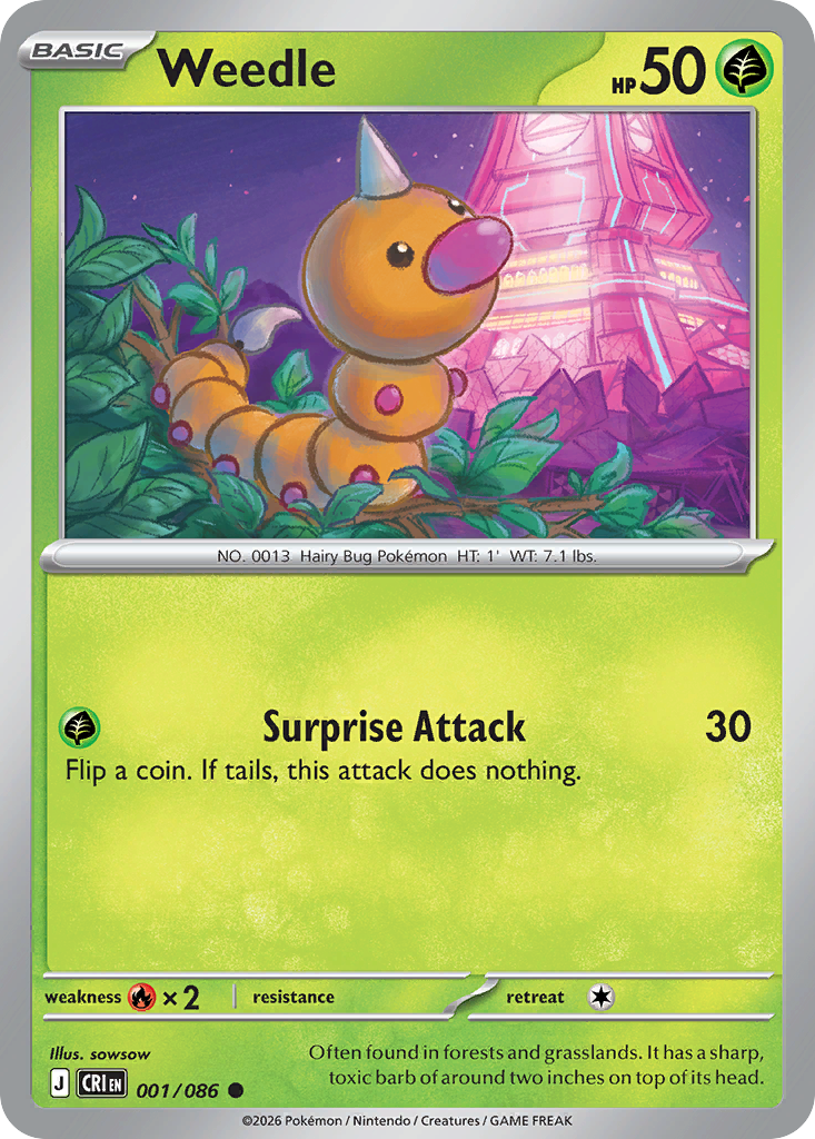 Weedle 001/086