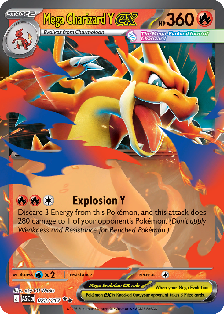 Mega Charizard Y ex 022/217