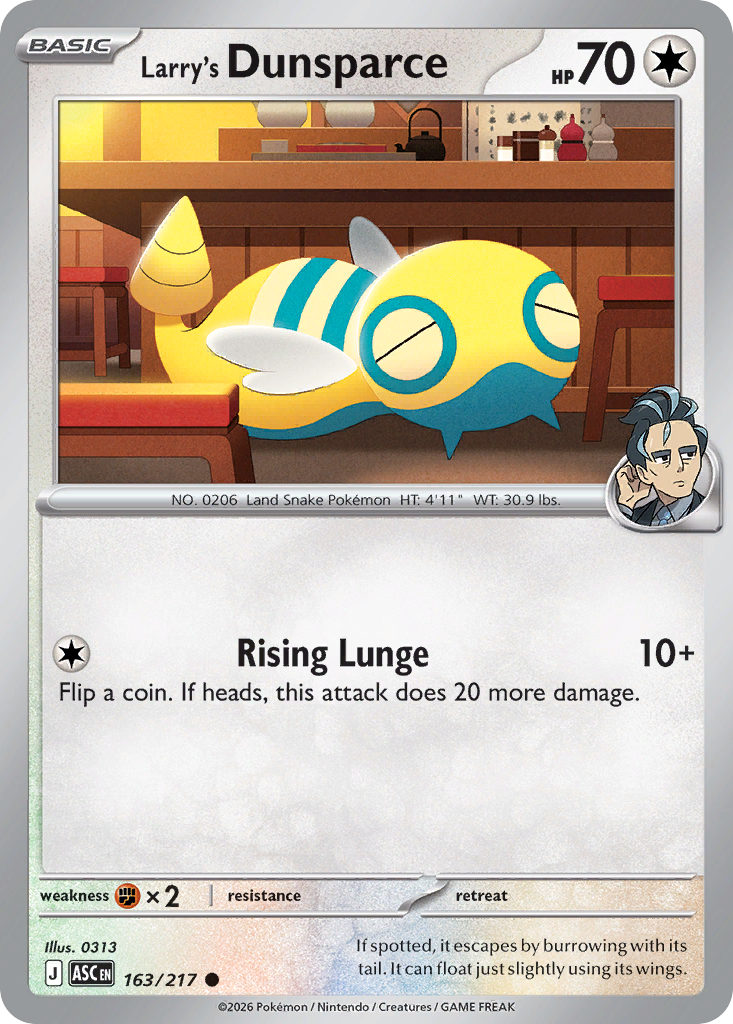 Larry's Dunsparce (Poke Ball) 163/217