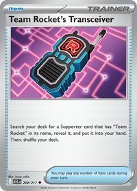 Team Rocket's Transceiver 209/217