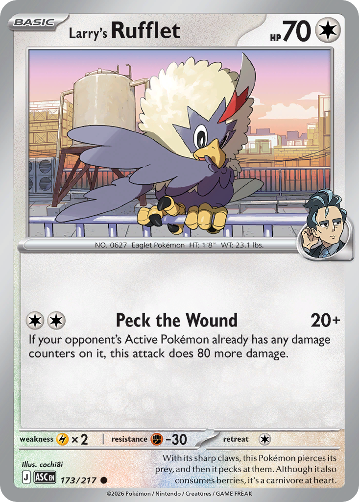 Larry's Rufflet (Energy Symbol Pattern) 173/217