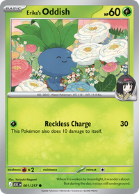 Erika's Oddish (Poke Ball) 001/217