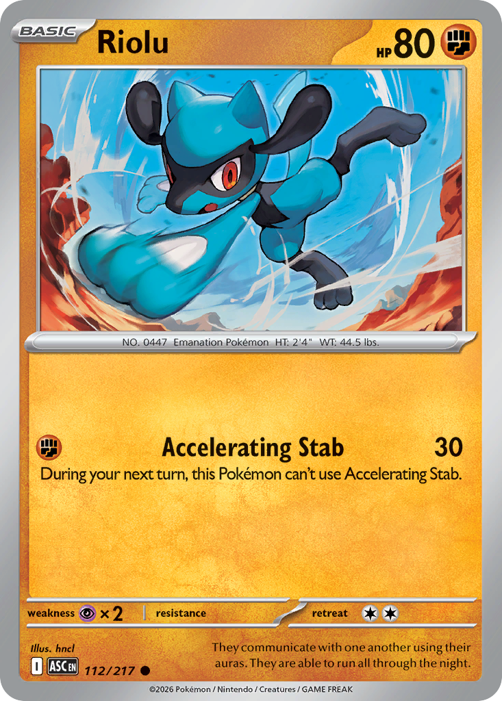 Riolu (Friend Ball) 112/217